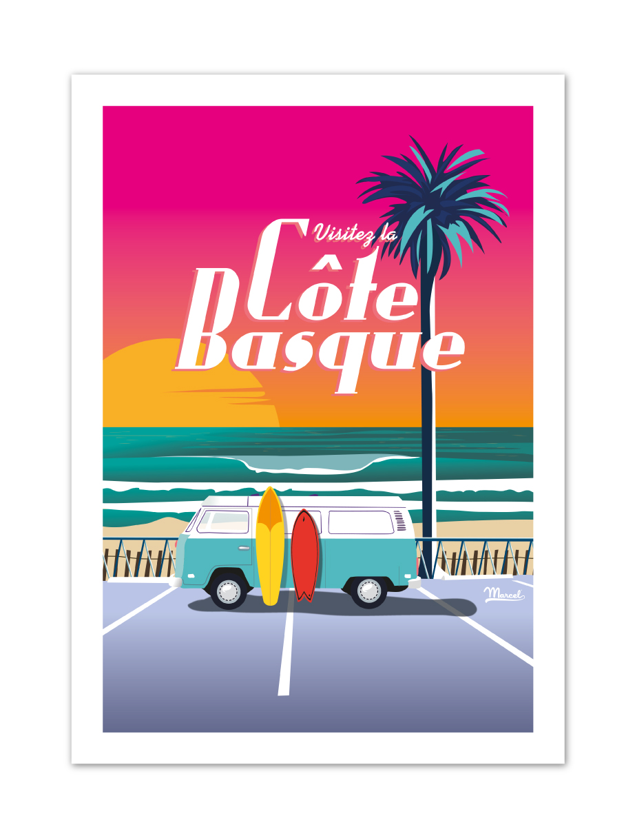 MB57004 Cote Basque-Van Sunset