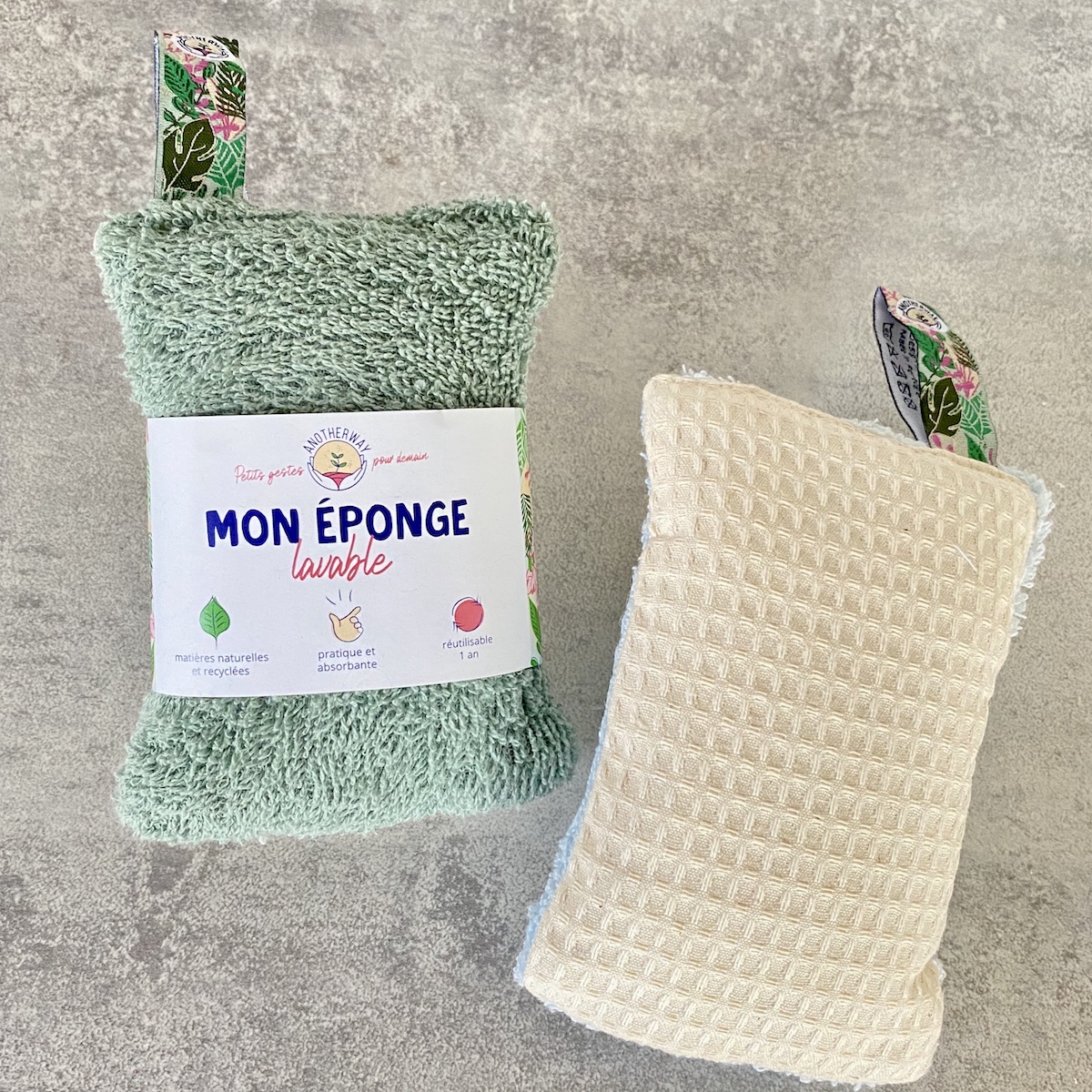 faces eponges verte éponge-écologique